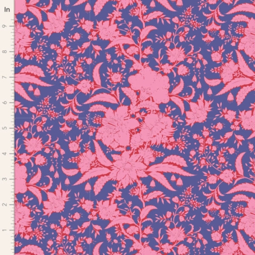 Tilda Patchwork Stoff Baumwolle - Abloom Prussian